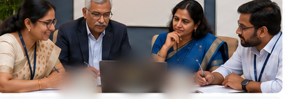 The review board in session